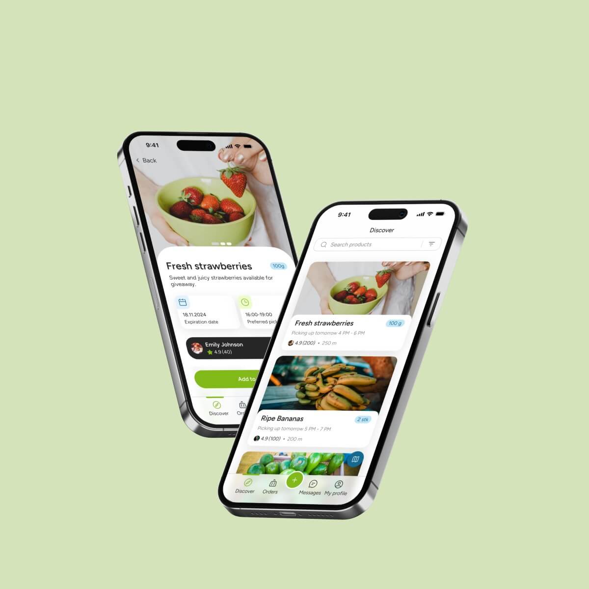 RawShare mobile web application