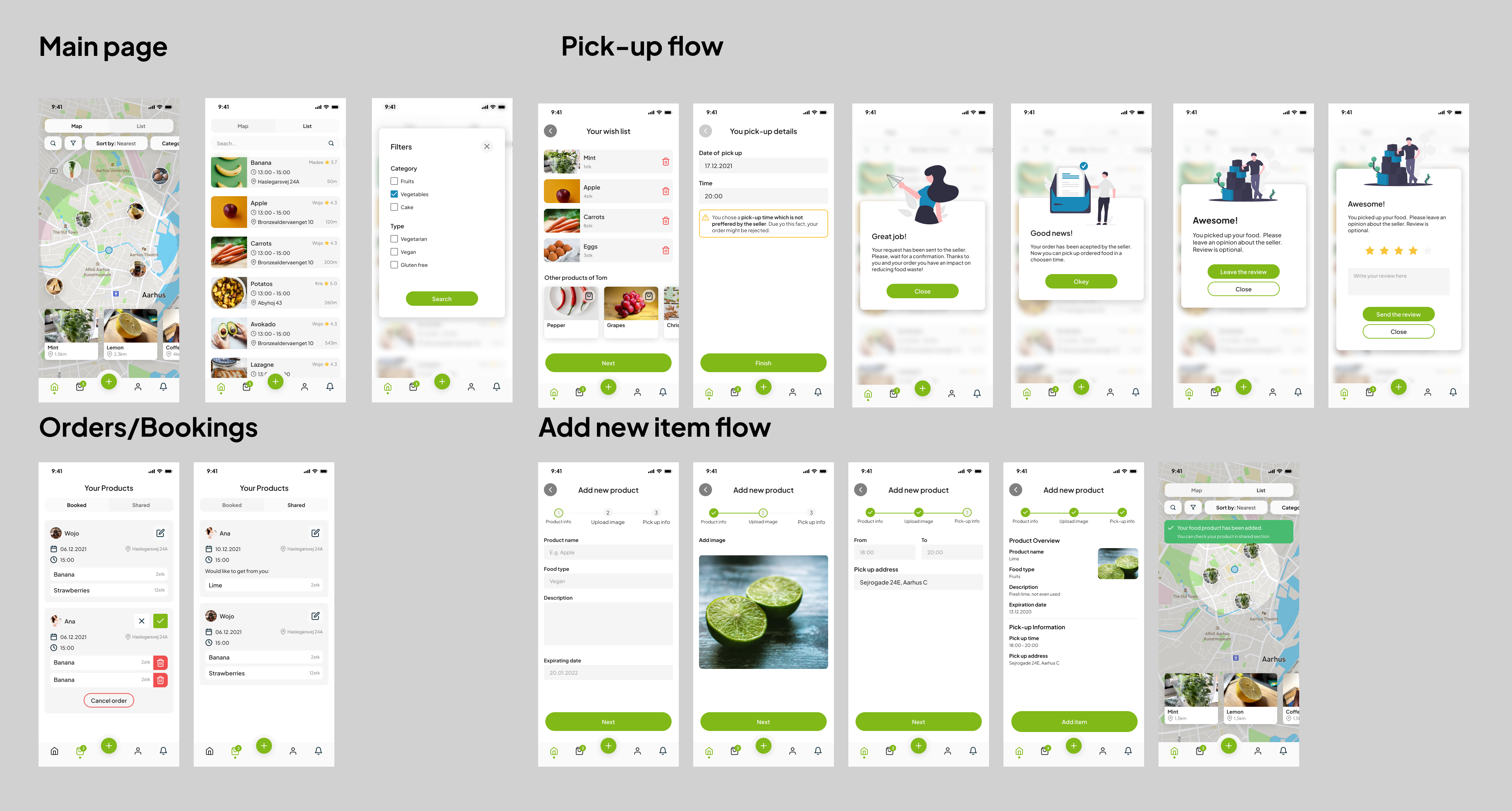 Example of RawShare mockups